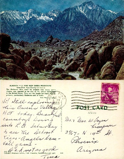 Alabama Hills & High Sierra Mountains