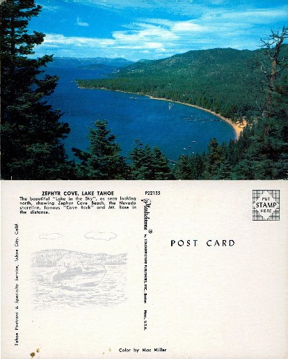Zephyr Cove, Lake Tahoe Scenic View