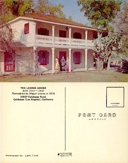 Leonis Adobe with Costumed Women