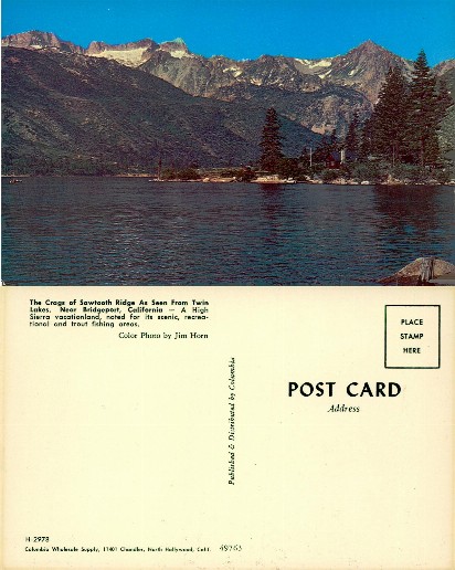 Sawtooth Ridge overlooking Twin Lakes