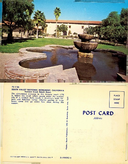 Furnace Creek Ranch Courtyard