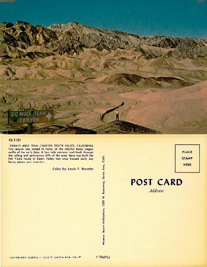 20 Mule Team Canyon Road
