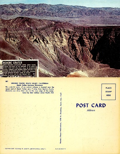 Ubehebe Crater, Death Valley