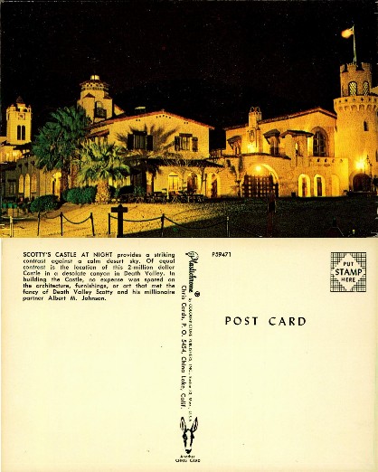 Scotty's Castle at Night