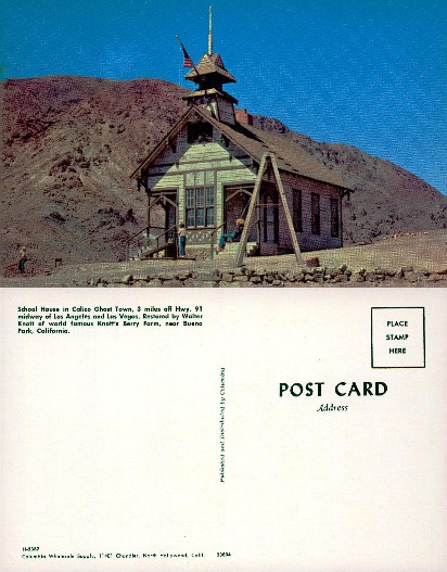 Calico Ghost Town School House