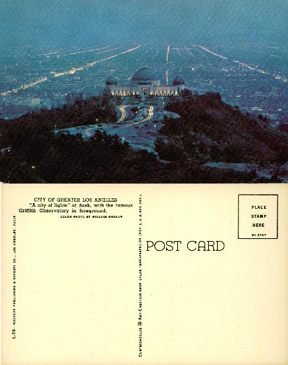 Griffith Observatory at Dusk with City