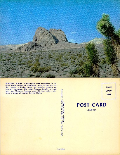 Robbers' Roost Rock Formation
