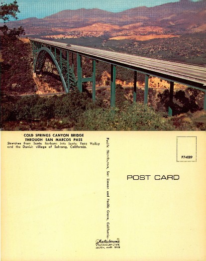 Cold Springs Canyon Bridge, Pass