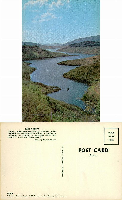 Lake Casitas Vista with Boats