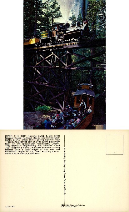 Roaring Camp Steam Train Trestle