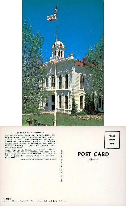 Mono County Court House with Flag