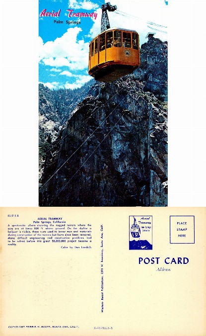 Aerial Tramway in Mountains