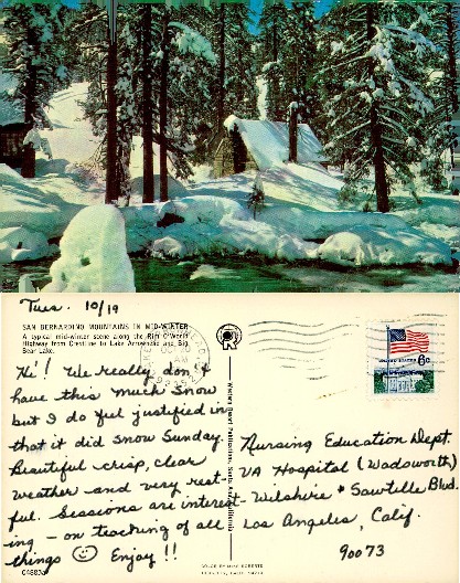 Snowy Mountain Cabin and Stream