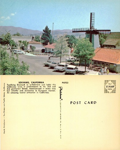 Solvang Windmill and Town View