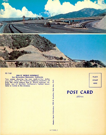 Highway Overpass in Mountains