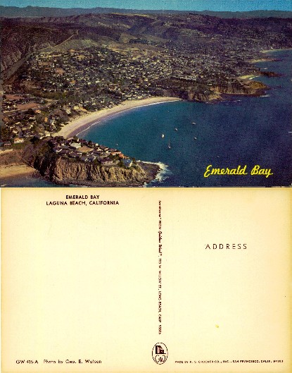 Emerald Bay Coastal Aerial View