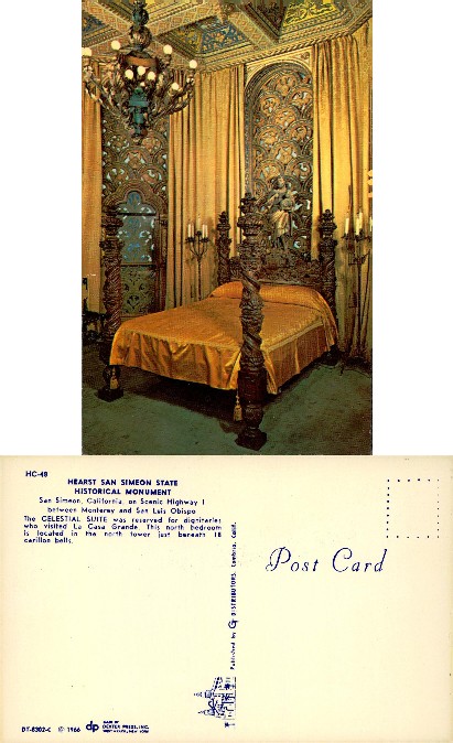 Hearst Castle Celestial Suite Bedroom