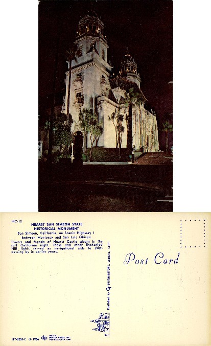 Hearst Castle at Night