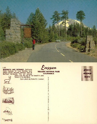 Lassen Volcanic Park Entrance