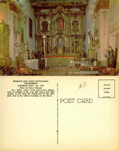 Altar in Mission Chapel