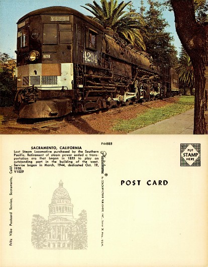 Southern Pacific Steam Locomotive 4294