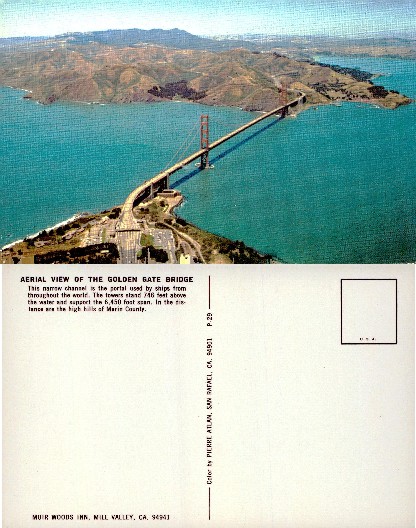 Aerial View of Golden Gate Bridge