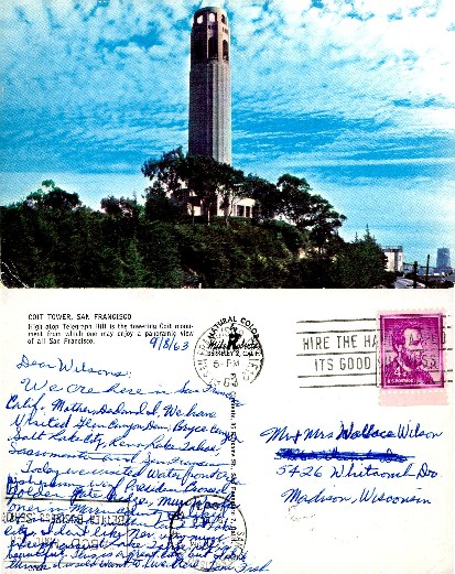 Coit Tower on Telegraph Hill