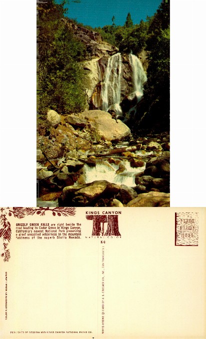 Grizzly Creek Falls, Kings Canyon