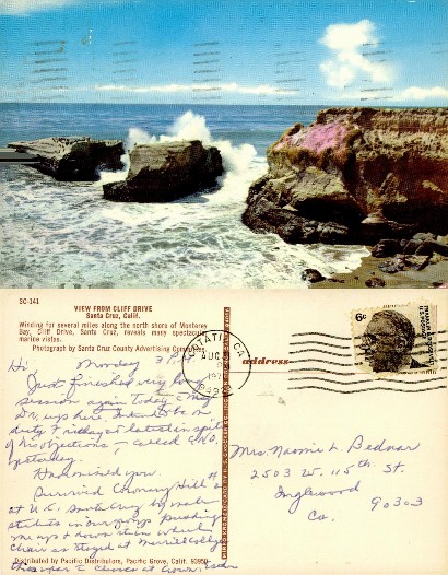 Ocean Waves Crashing on Rocky Coast