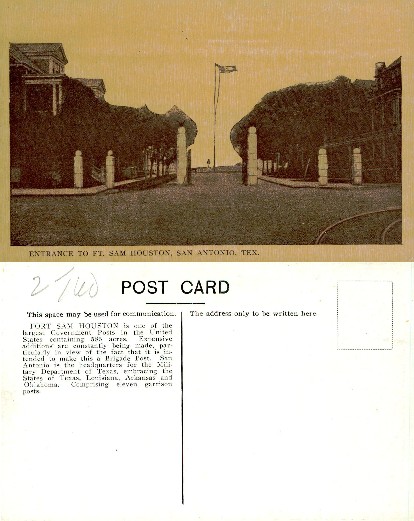 Fort Sam Houston Entrance