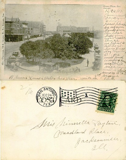 Alamo Plaza with Carriages