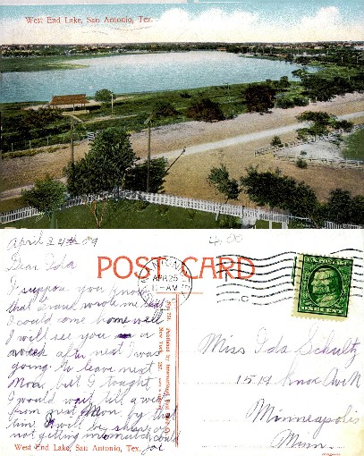 View of West End Lake