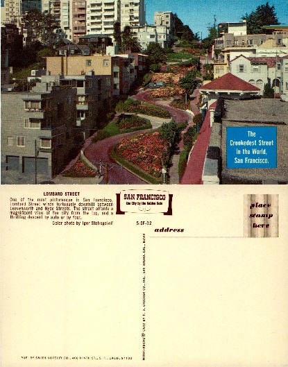 Lombard Street Flowerbeds and Turns