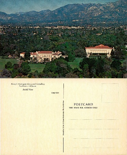 Aerial View of Huntington Library