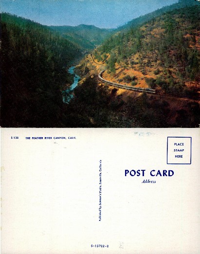 Feather River Canyon with Train
