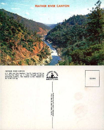 Feather River Canyon with River & Rail