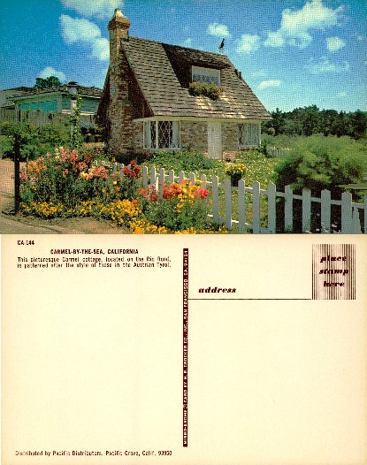 Austrian Tyrol Style Carmel Cottage