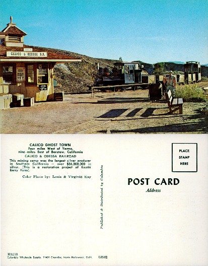 Calico Ghost Town Railroad Station