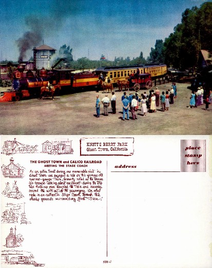 Train & Stagecoach in Ghost Town