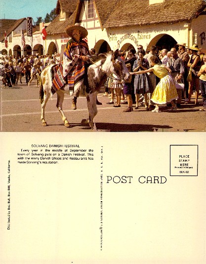 Man on Horse at Solvang Danish Festival