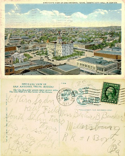 Bird's Eye View of San Antonio City Hall