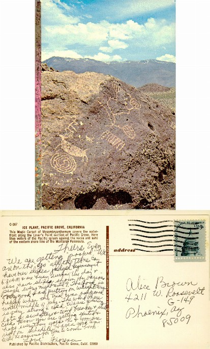 Ancient Petroglyphs on Mountain Rock