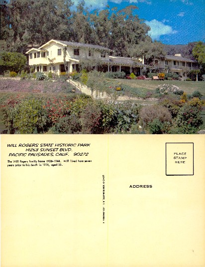 Will Rogers State Historic Park Home