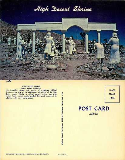 High Desert Shrine with Sculptures