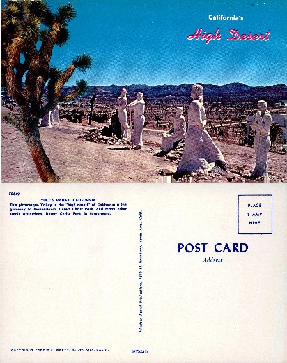 Desert Christ Park Statues View