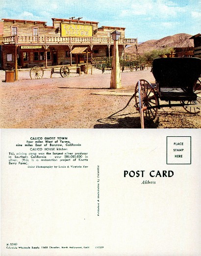 Calico Ghost Town Street Scene