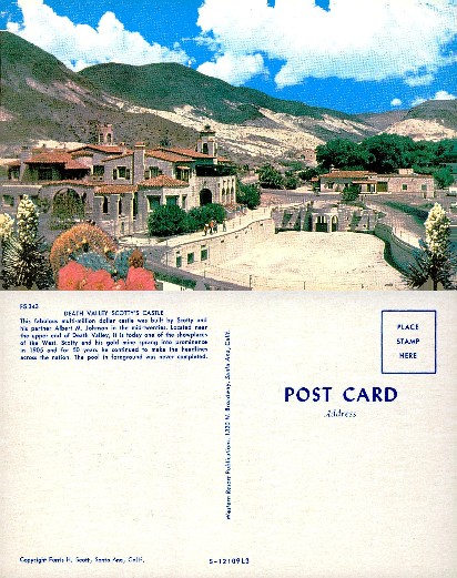 Scotty's Castle in Death Valley