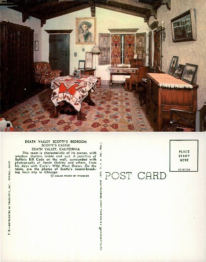 Scotty's Castle Bedroom Interior