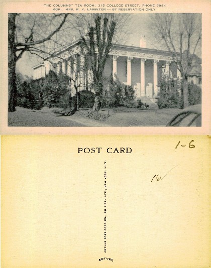 Building of 'The Columns' Tea Room