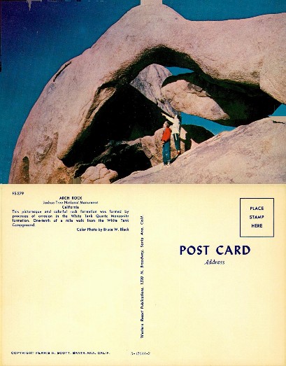 Arch Rock Formation with People